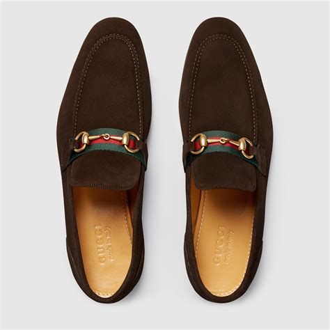 gucci suede shoes hard rubber sole|Gucci suede loafers for men.